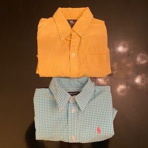 Lot of 2 Ralph Lauren button down tops